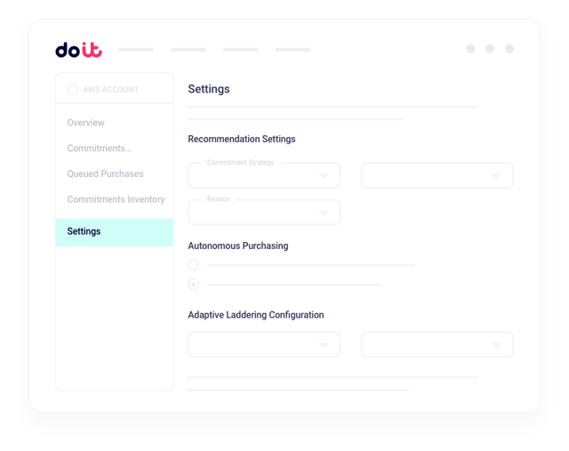 Dashboard mit Freigabeschwellen, Ausgabenlimits und Pacing-Kontrollen für Commitment-Guardrails