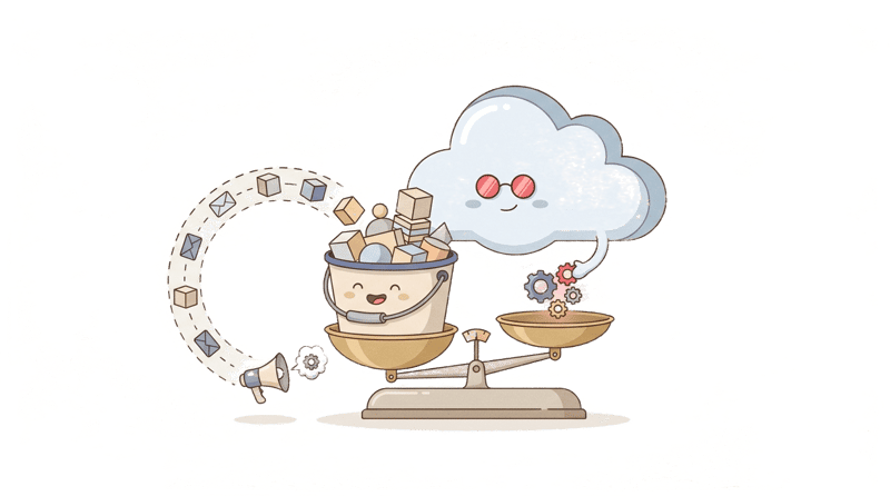Carefully calculating Google Cloud Storage Buckets size with Cloud Functions & Pub/Sub