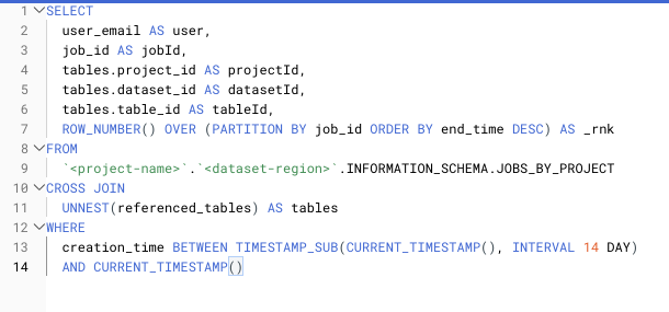 bigquery cte