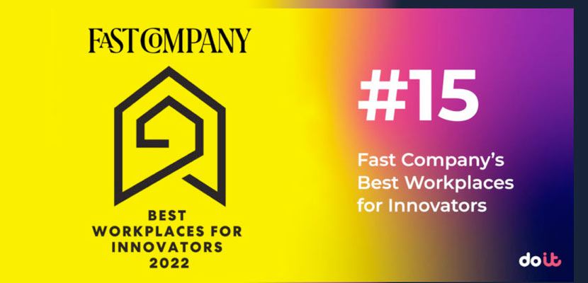 DoiT ranked #15 Best Workplaces for Innovators by Fast Company | DoiT ...