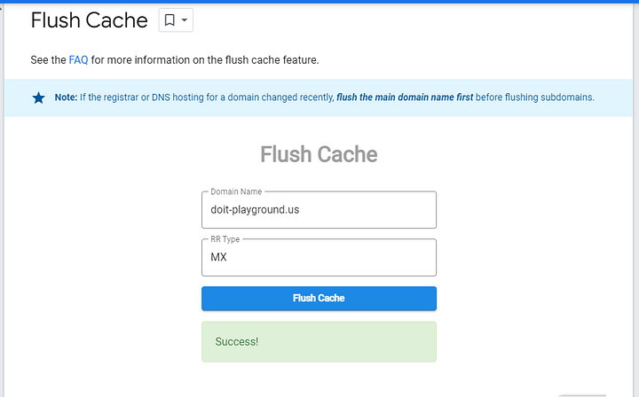 Dns cache flush